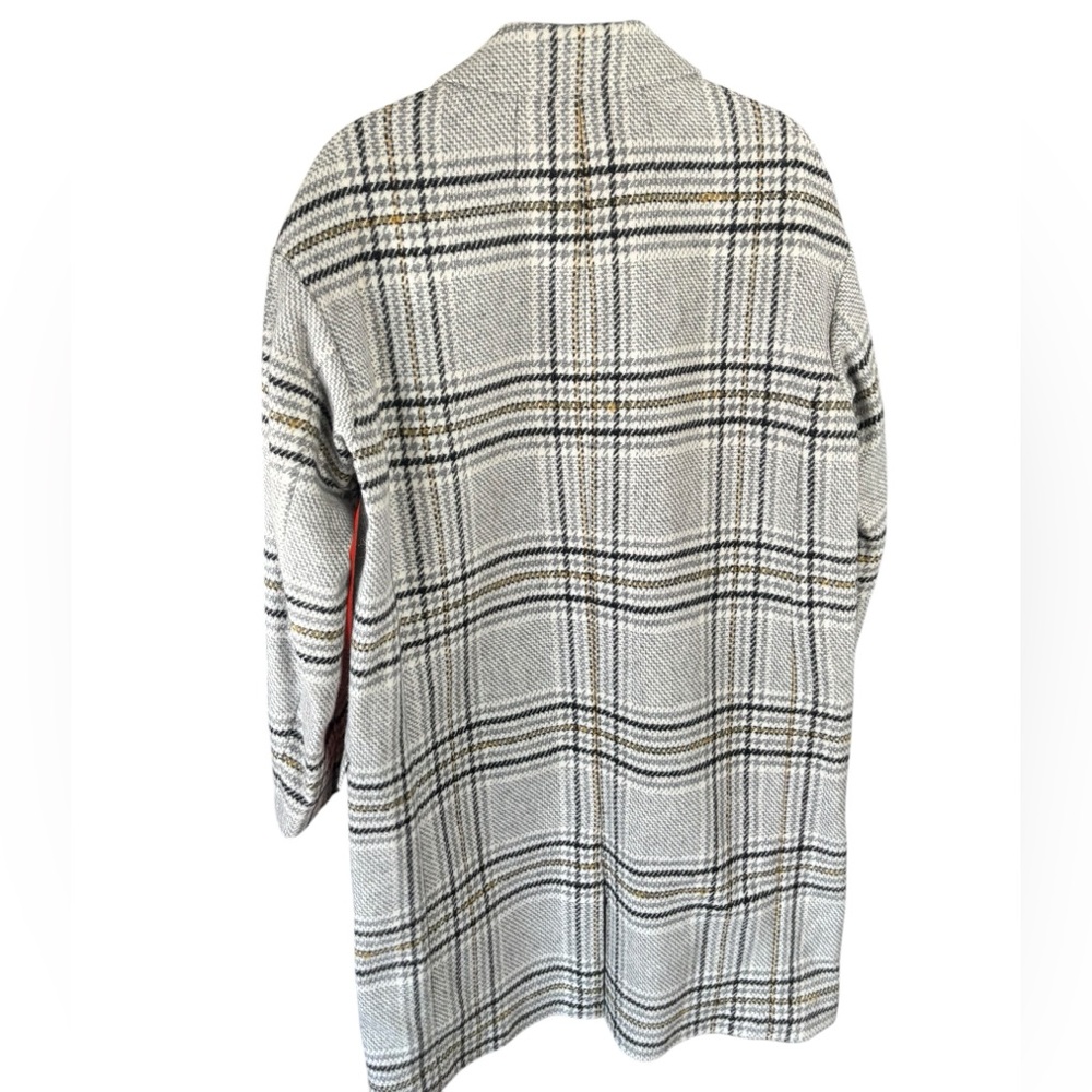 Madewell Black and White Plaid Bryant Coat - Picture 2 of 4
